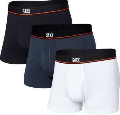 Non-Stop Stretch Cotton 3-Pack Trunk - Men's|-|Boxeur court en coton extensible Non-Stop Paquet de 3 - Homme sold by The Last Hunt
