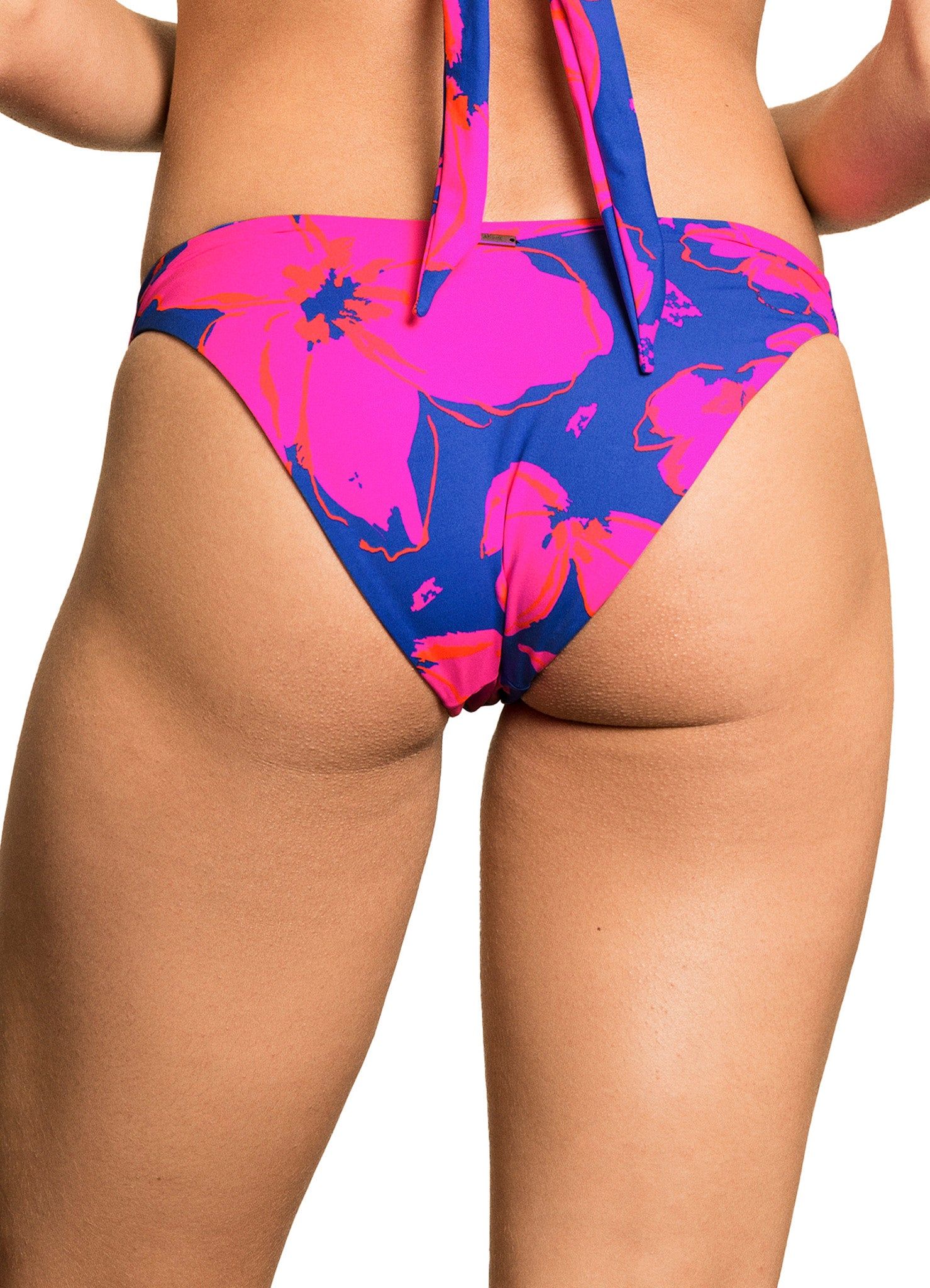 Sky Garden Splendour Reversible High Leg Cheeky Cut Bikini Bottom - Women's|-|Bas de bikini brésilienne à jambe haute Sky Garden Splendour - Femme sold by The Last Hunt product image thumbnail 4