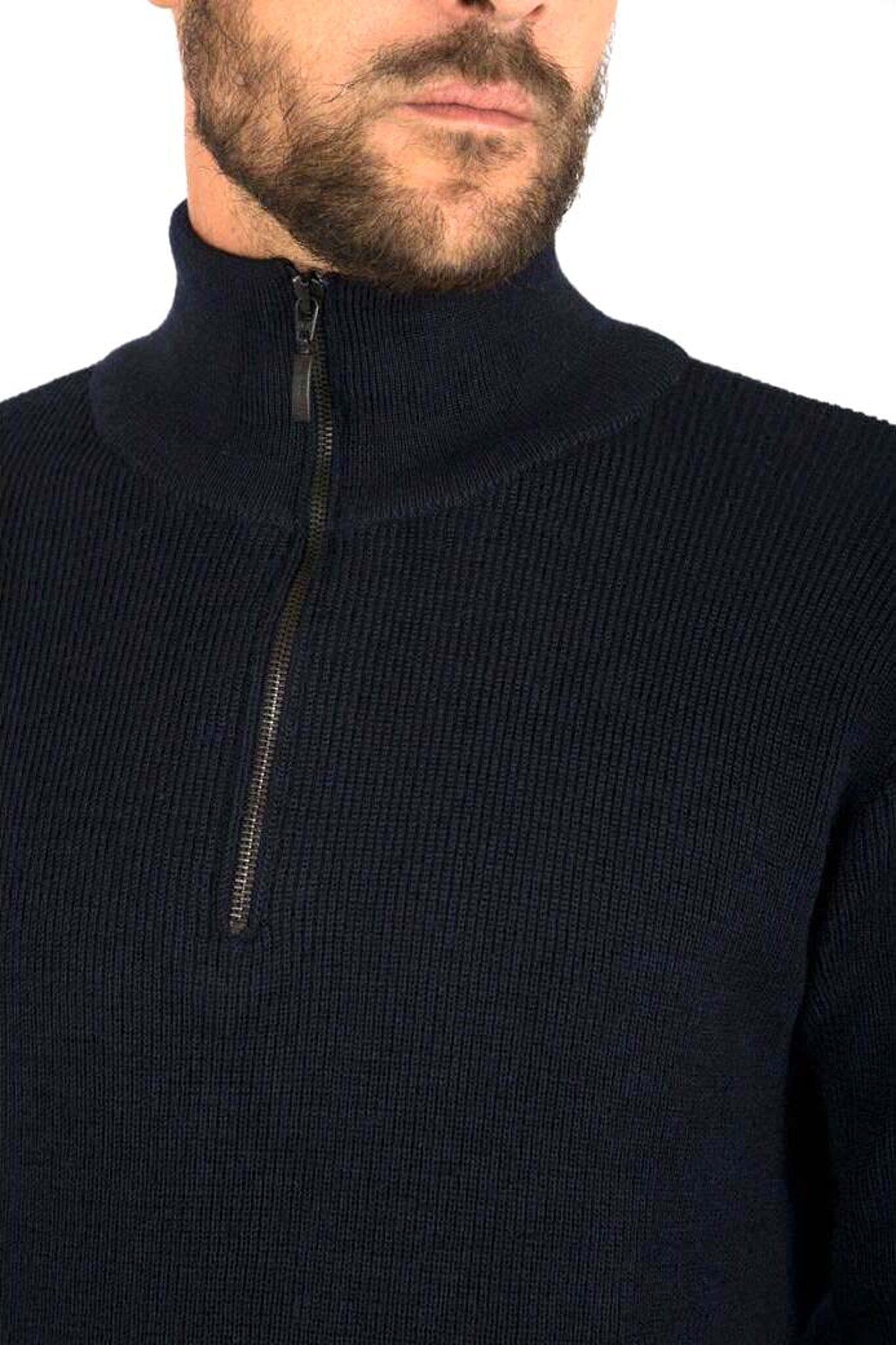 Châteaulin Half Zip Wool Sweater - Men's|-|Chandail en laine camionneur à demi-glissière Châteaulin - Homme sold by The Last Hunt product image thumbnail 3