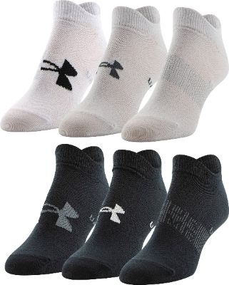 UA Essentials No Show Socks - 6 Pack - Women's|-|Chaussettes UA Essentials No Show - Paquet de 6 - Femme sold by The Last Hunt