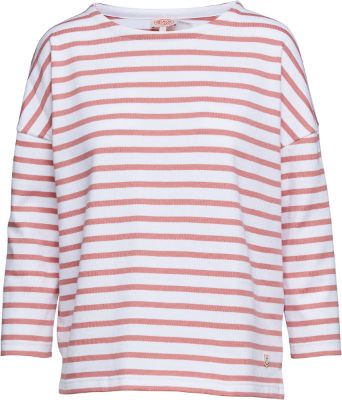 Rustic Cotton Long Sleeves Oversized Breton Striped Jersey - Women's|-|Marinière à manches longues surdimensionnée en coton rustique - Femme sold by The Last Hunt