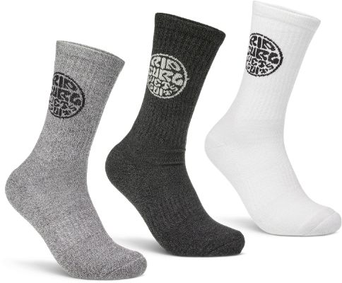 Wetty 3 Pack Crew Socks - Men's |-|Chaussettes mi-mollet paquet de 3 Wetty - Homme sold by The Last Hunt