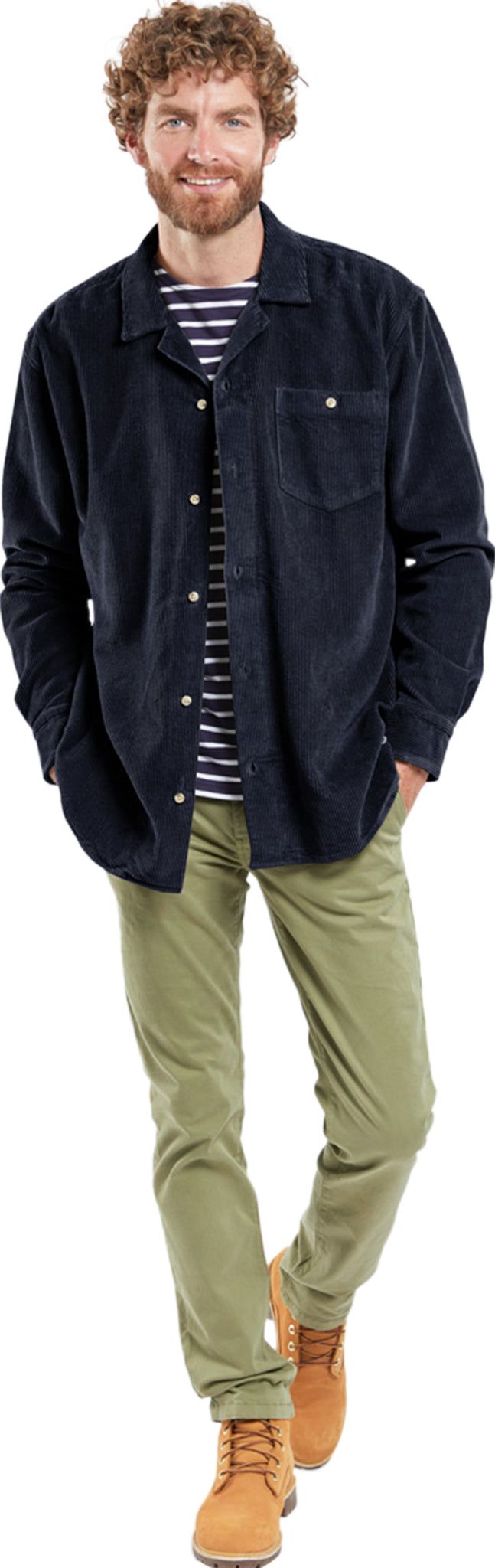 Corduroy Overshirt - Men's|-|Surchemise en velours côtelé - Homme sold by The Last Hunt