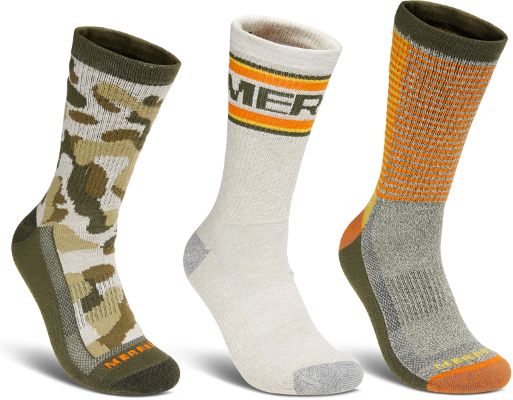 Everyday Recycled 3 Pack Crew Socks - Unisex|-|Chaussettes mi-mollet recyclé paquet de 3 Everyday - Unisexe sold by The Last Hunt