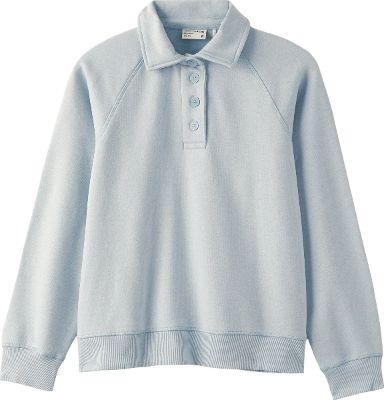 French Fleece Polo Sweater - Women's|-|Chandail polo en molleton français - Femme sold by The Last Hunt