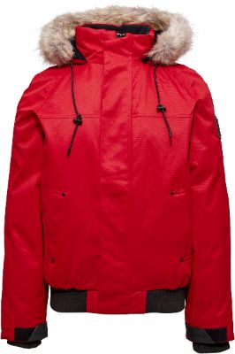 Hooded Bomber W. Vegan Fur - Men's|-|Manteau à capuchon en fourrure végétalienne Bomber.W - Homme sold by The Last Hunt