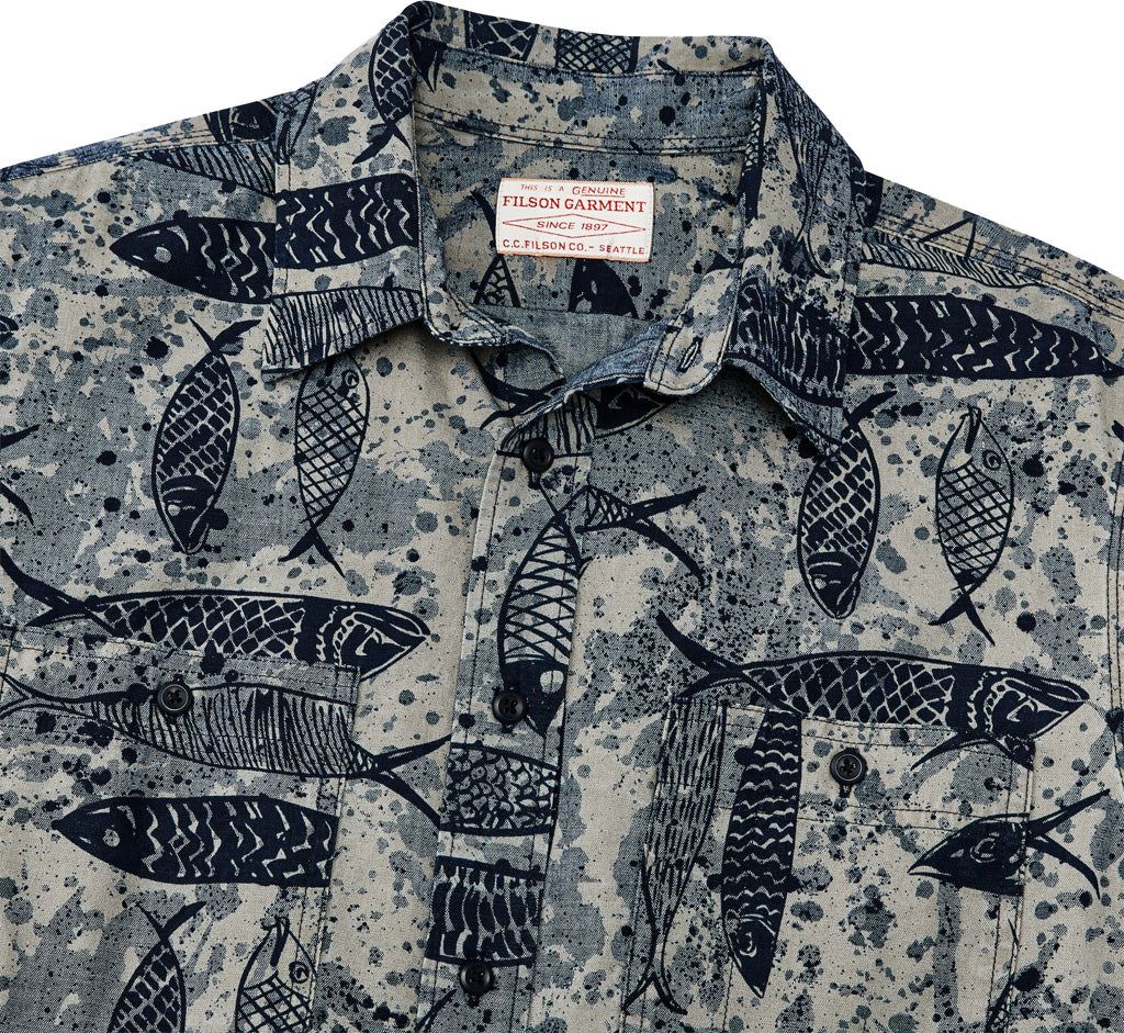 Chambray Short Sleeve Shirt - Men's|-|Chemise à manches courtes en chambray - Homme sold by The Last Hunt product image thumbnail 3