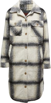 Long Line Check Jacket - Women's|-|Manteau long à carreaux - Femme sold by The Last Hunt