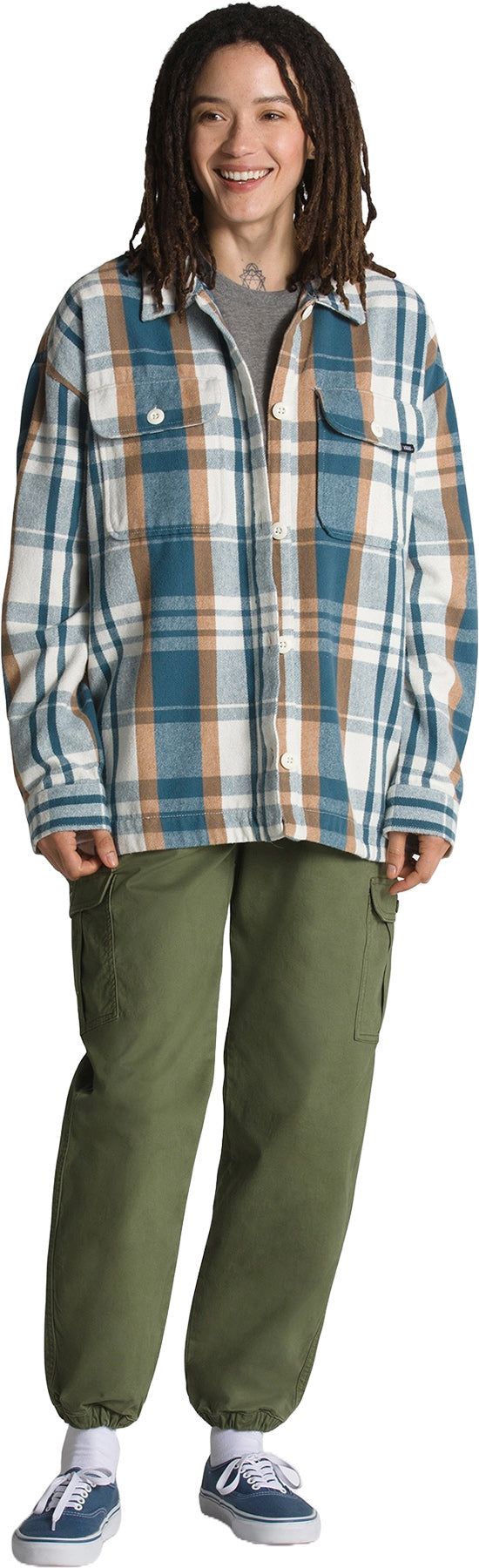 Eliza Oversized Woven Shacket - Women's|-|Eliza Oversized Woven Shacket - Femme sold by The Last Hunt product image thumbnail 5