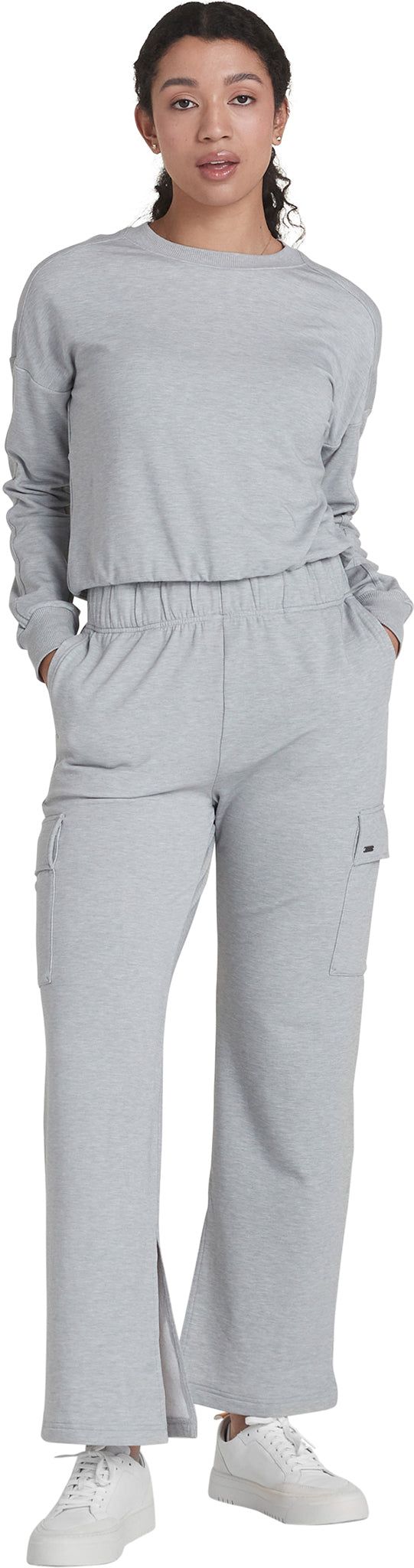 Solace Long Sleeve Cropped Crewneck Top - Women's|-|Haut écourté à manches longues et col rond Solace - Femme sold by The Last Hunt product image thumbnail 3