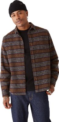 Striped Blanket Shirt - Men's|-|Chemise couverture à rayures - Homme sold by The Last Hunt