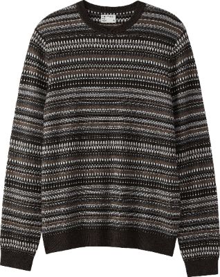Merino Wool Jacquard Sweater - Men's|-|Chandail jacquard en laine mérinos - Homme sold by The Last Hunt