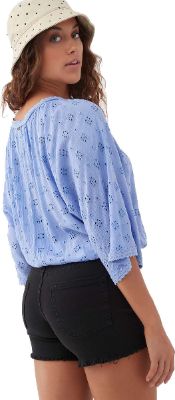 Inda Woven 3/4 Sleeve Top - Women's|-|Haut tissé à manches 3/4 Inda - Femme sold by The Last Hunt