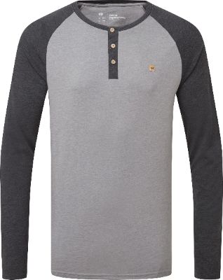 TreeBlend Classic Long Sleeve Henley T-Shirt - Men's|-|Chandail à col boutonné et manches longues classique TreeBlend - Homme sold by The Last Hunt