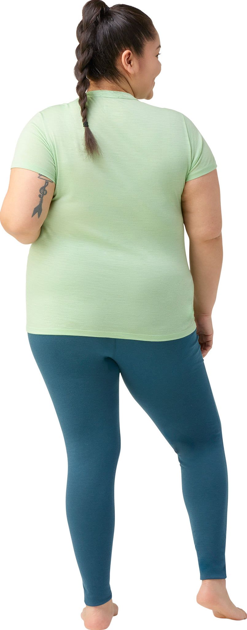 Merino Plus Size Short Sleeve Tee - Women's|-|T-shirt à manches courtes grande taille en laine mérinos - Femme sold by The Last Hunt product image thumbnail 2