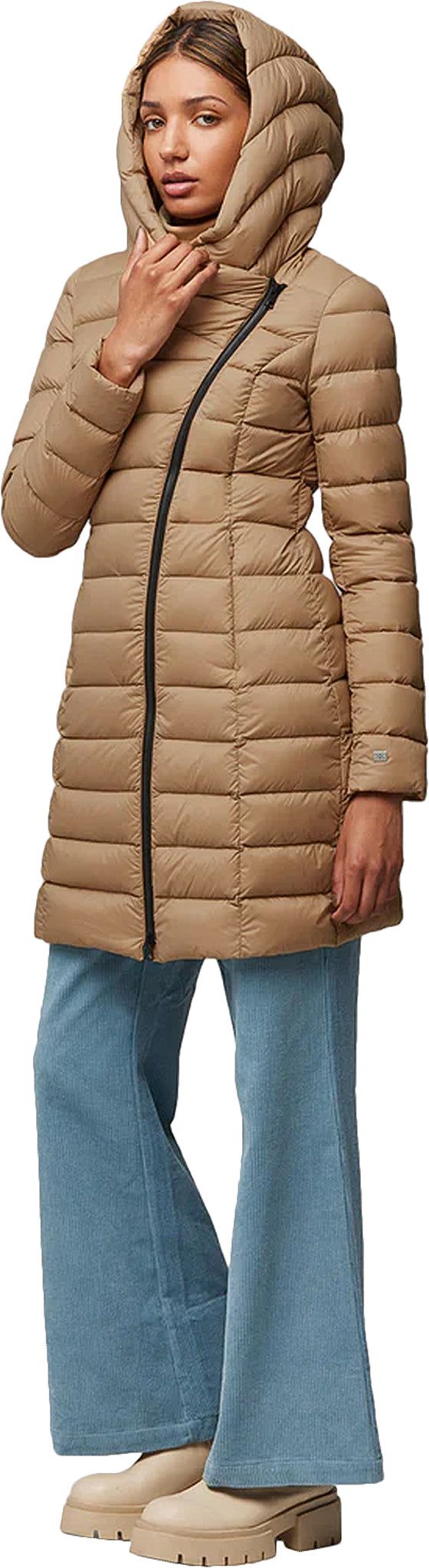 Karelle-TD Sustainable Slim-Fit Lightweight Down Coat with Hood - Women's|-|Manteau ajusté en duvet léger durable avec capuchon Karelle-TD - Femme sold by The Last Hunt product image thumbnail 3