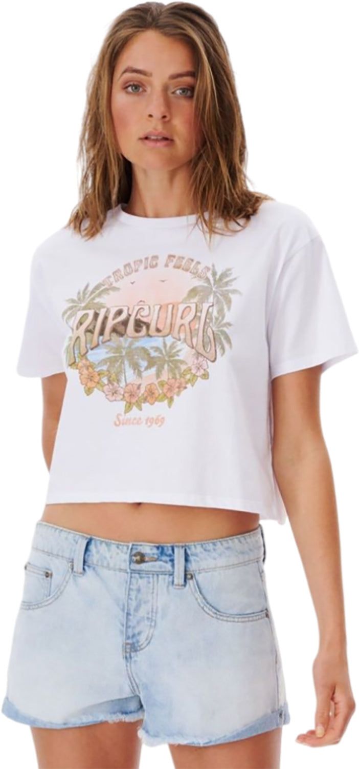 Tropic Feels Crop T-Shirt - Women's|-|T-shirt écourté Tropic Feels - Femme sold by The Last Hunt