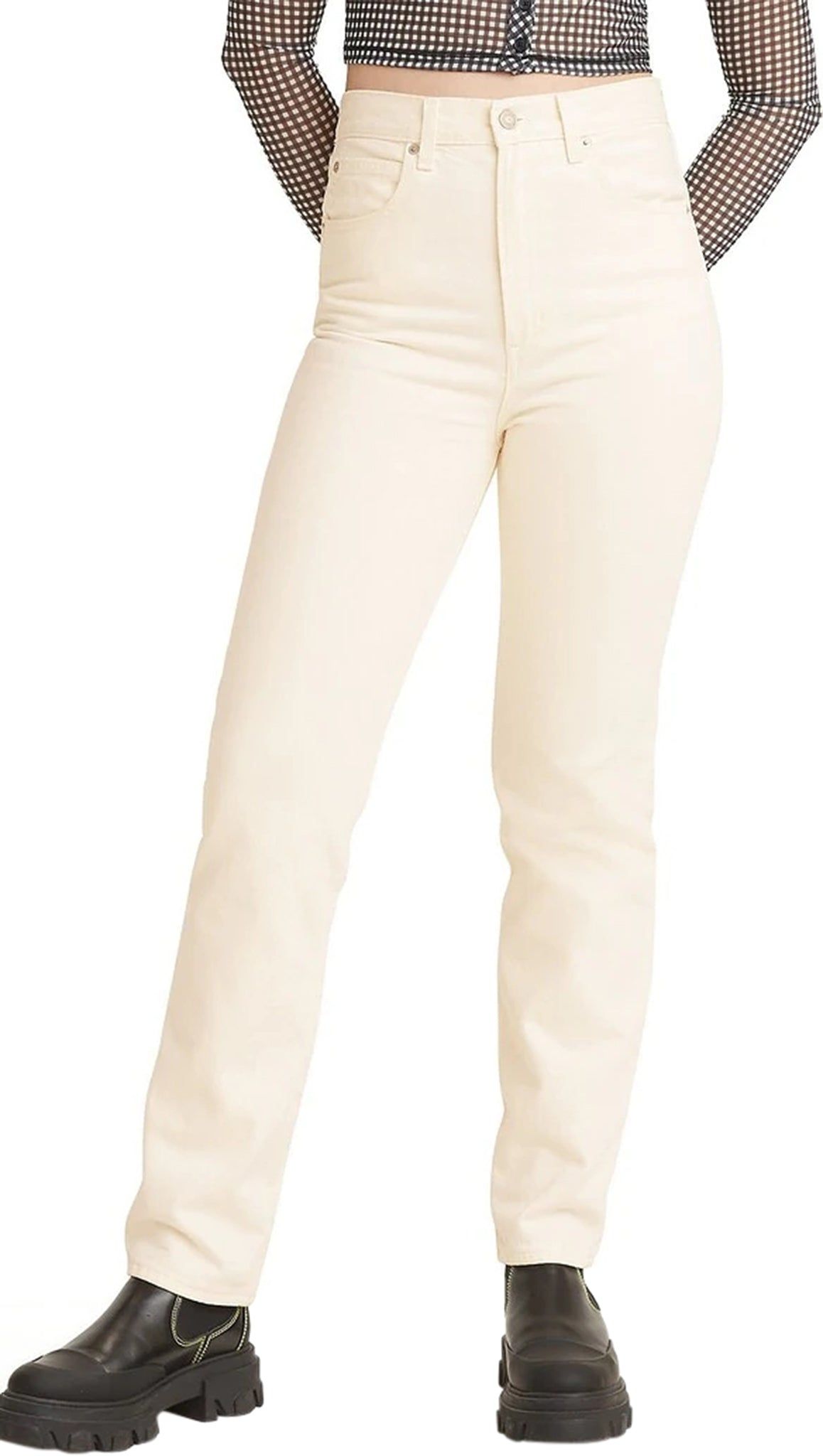 70's High Rise Slim Straight Jeans - Women's|-|Jean droit étroit à taille haute 70's - Femme sold by The Last Hunt