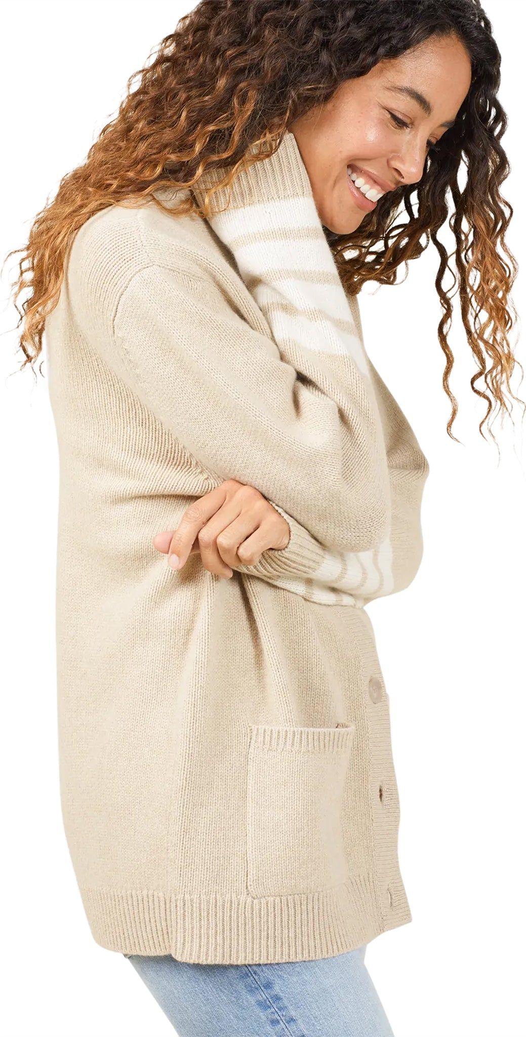 Cameron Boyfriend Cashmere Cardigan - Women's|-|Cardigan boyfriend en cachemire Cameron - Femme sold by The Last Hunt product image thumbnail 5