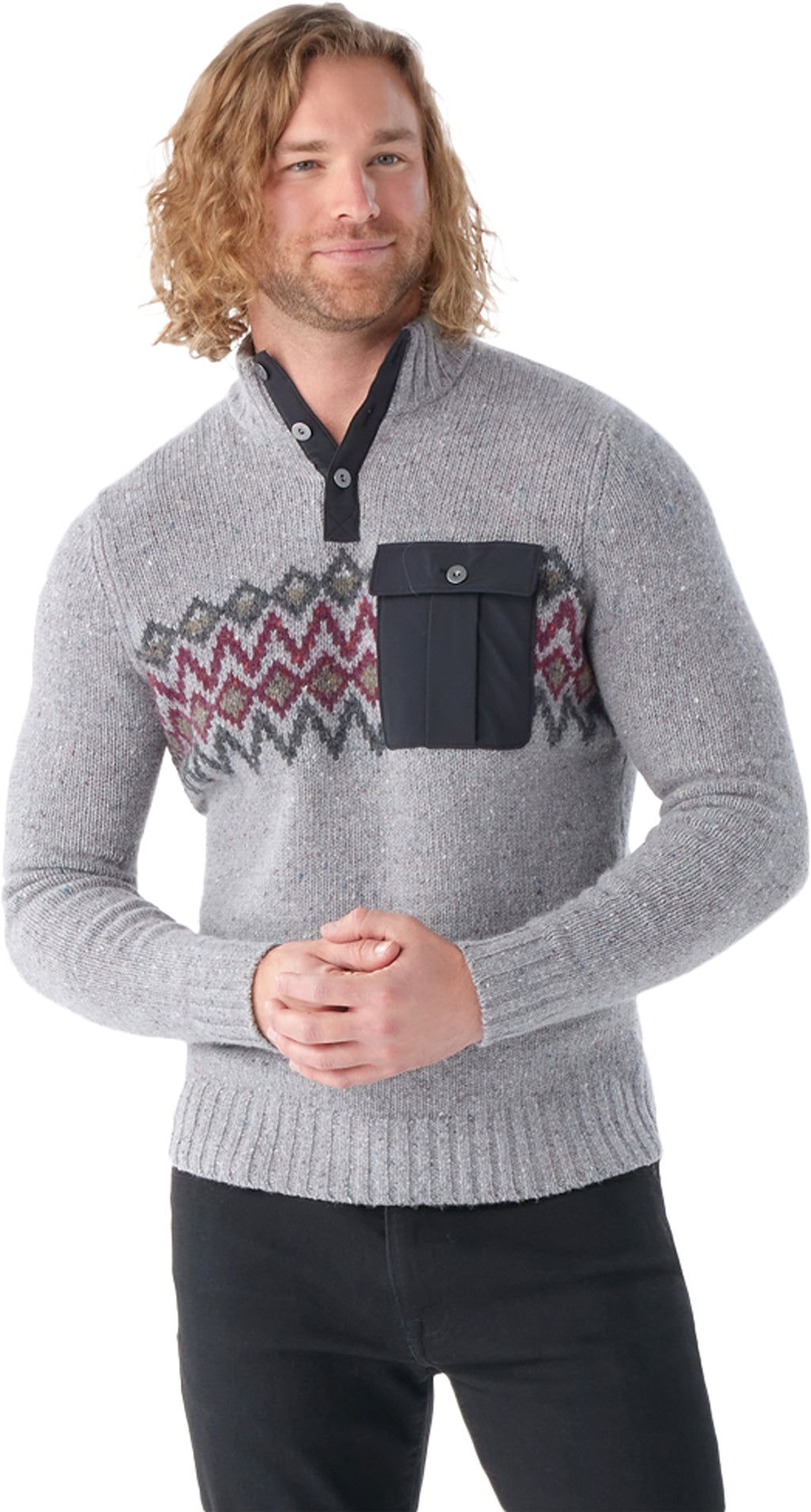 Heavy Henley Sweater - Men's|-|Chandail épais Henley - Homme sold by The Last Hunt product image thumbnail 3