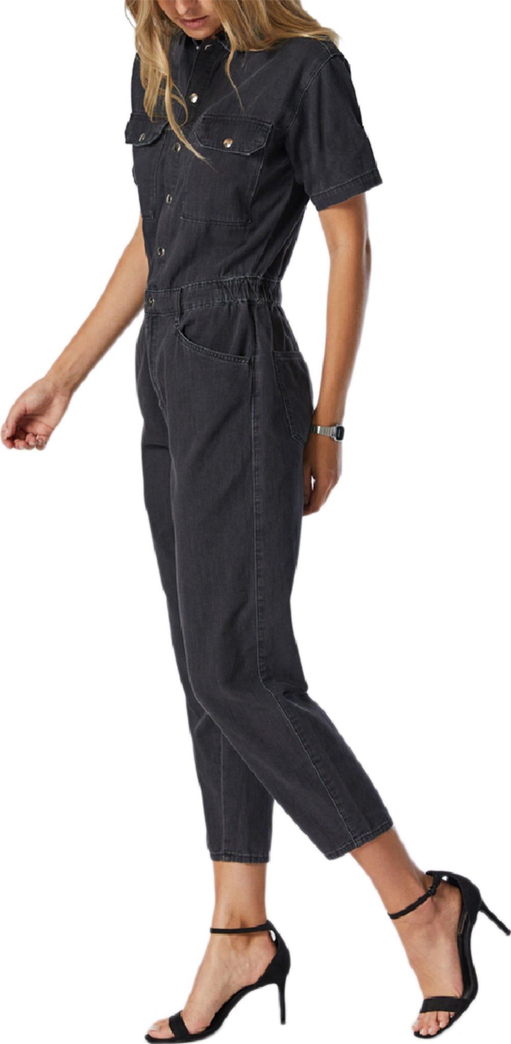 Doria Denim Jumpsuit - Women's|-|Combinaison en denim Doria - Femme sold by The Last Hunt