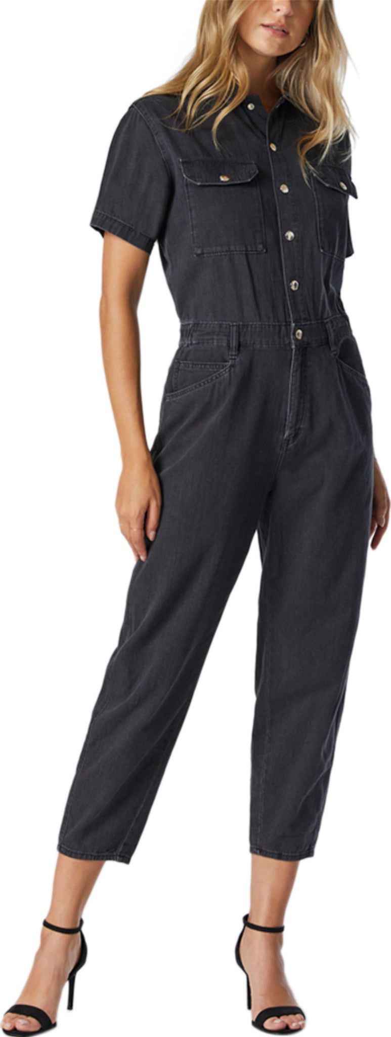 Doria Denim Jumpsuit - Women's|-|Combinaison en denim Doria - Femme sold by The Last Hunt product image thumbnail 3