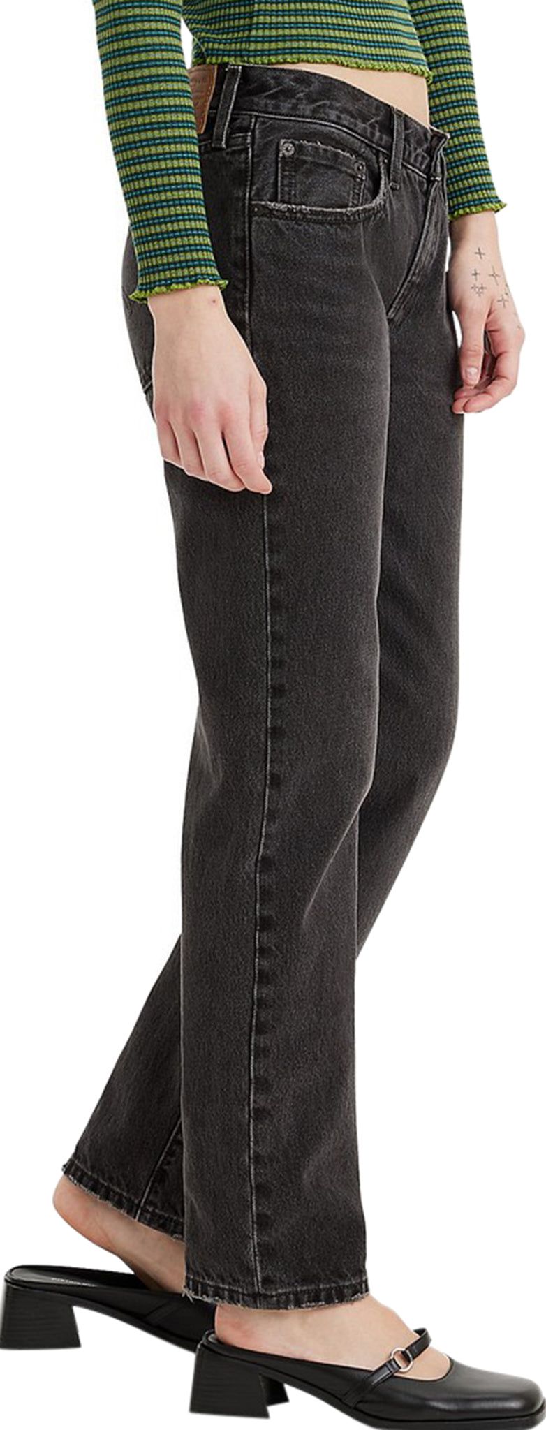 Middy Straight Leg Jeans - Women's|-|Jean à jambe droite Middy - Femme sold by The Last Hunt product image thumbnail 4