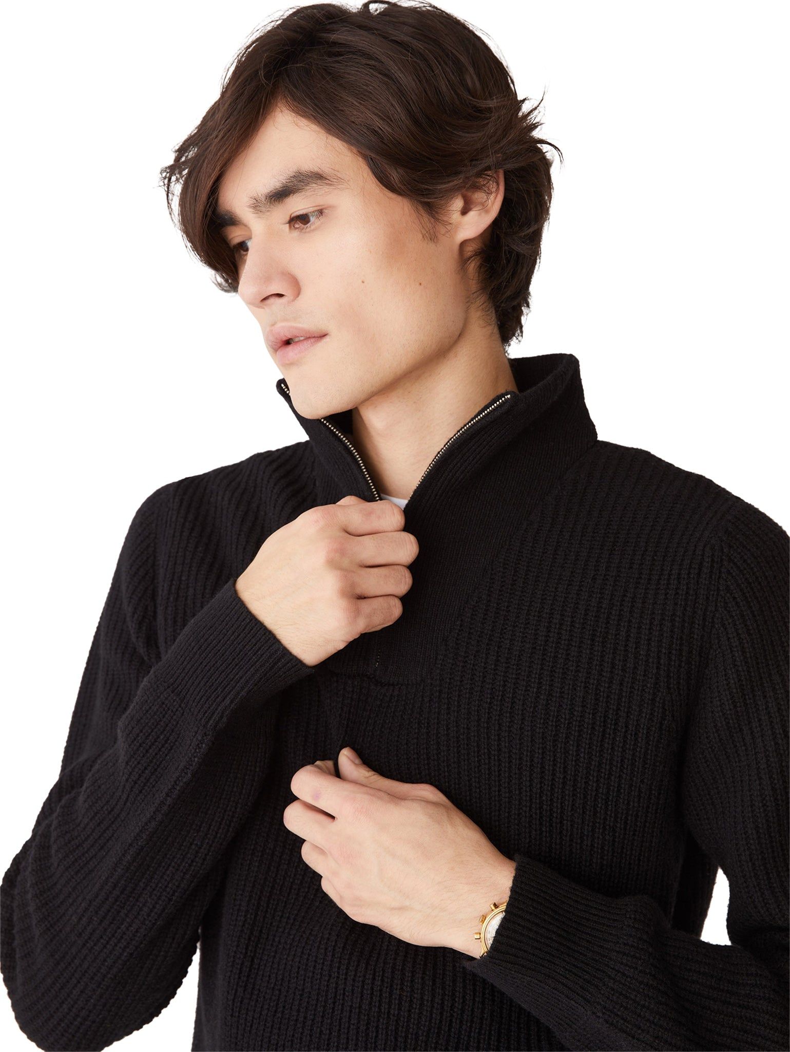 Lambwool Half-Zip Sweater - Men's|-|Chandail à demi-glissière en laine d'agneau - Homme sold by The Last Hunt product image thumbnail 3