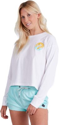 Club Salty Long Sleeve Crop Tee - Women's|-|Chandail écourté Club Salty - Femme sold by The Last Hunt
