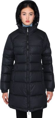 Lucia Hooded Down Puffer Jacket - Fitted - Women's|-|Manteau en duvet à capuchon Lucia - Ajustée - Femme sold by The Last Hunt