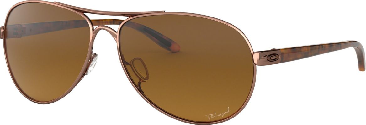 Feedback Sunglasses - Rose Gold - Brown Gradient Polarized Lens|-|Lunettes de soleil Feedback - Rose Gold - Lentilles polarisées Brown Gradient sold by The Last Hunt