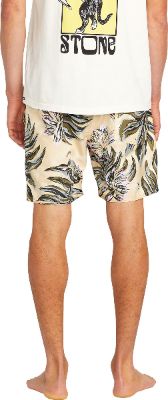 Center Print 17 In Trunks - Men's|-|Short de bain 17 pouces imprimé Center - Homme made by Volcom