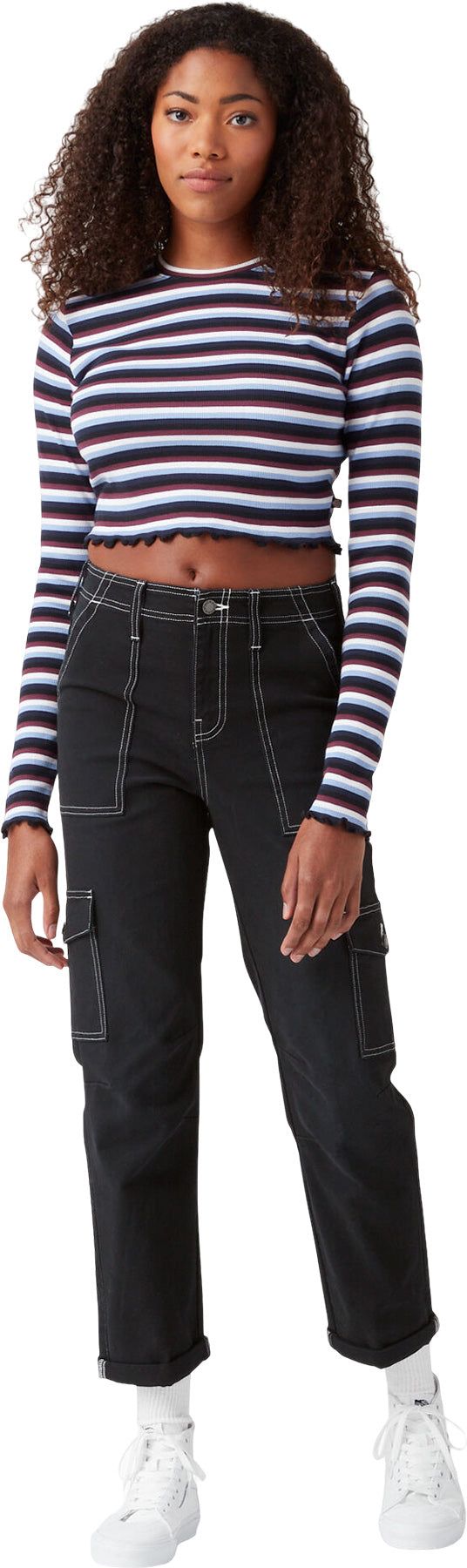 Cuffed Utility Pants - Women's|-|Pantalon cargo à revers de coupe étroite - Femme sold by The Last Hunt product image thumbnail 4