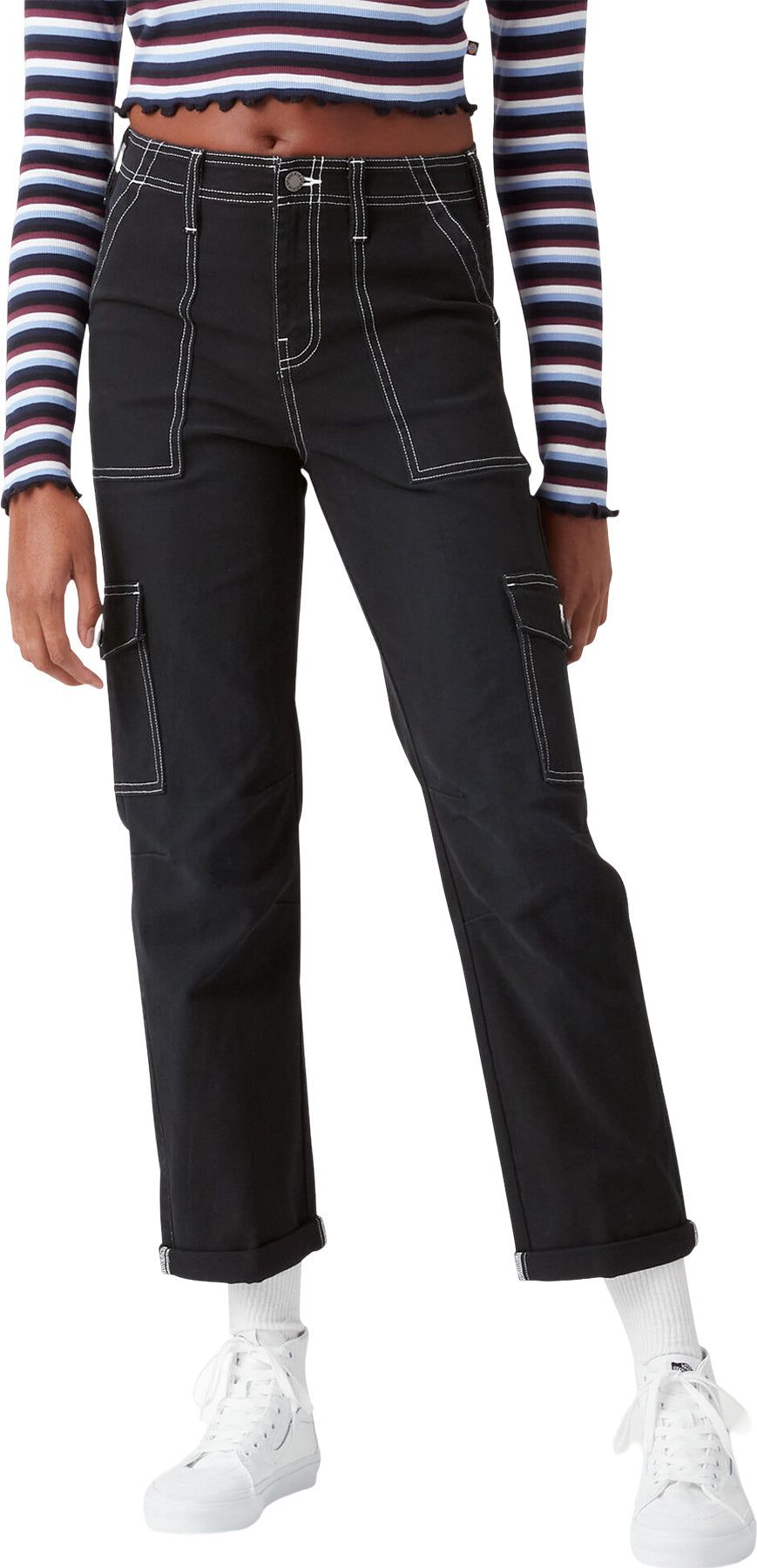 Cuffed Utility Pants - Women's|-|Pantalon cargo à revers de coupe étroite - Femme sold by The Last Hunt