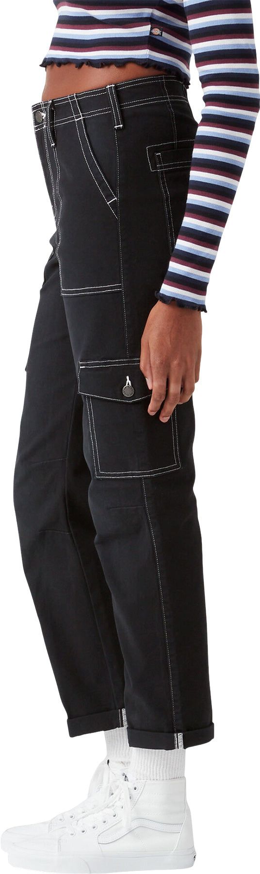 Cuffed Utility Pants - Women's|-|Pantalon cargo à revers de coupe étroite - Femme sold by The Last Hunt product image thumbnail 5