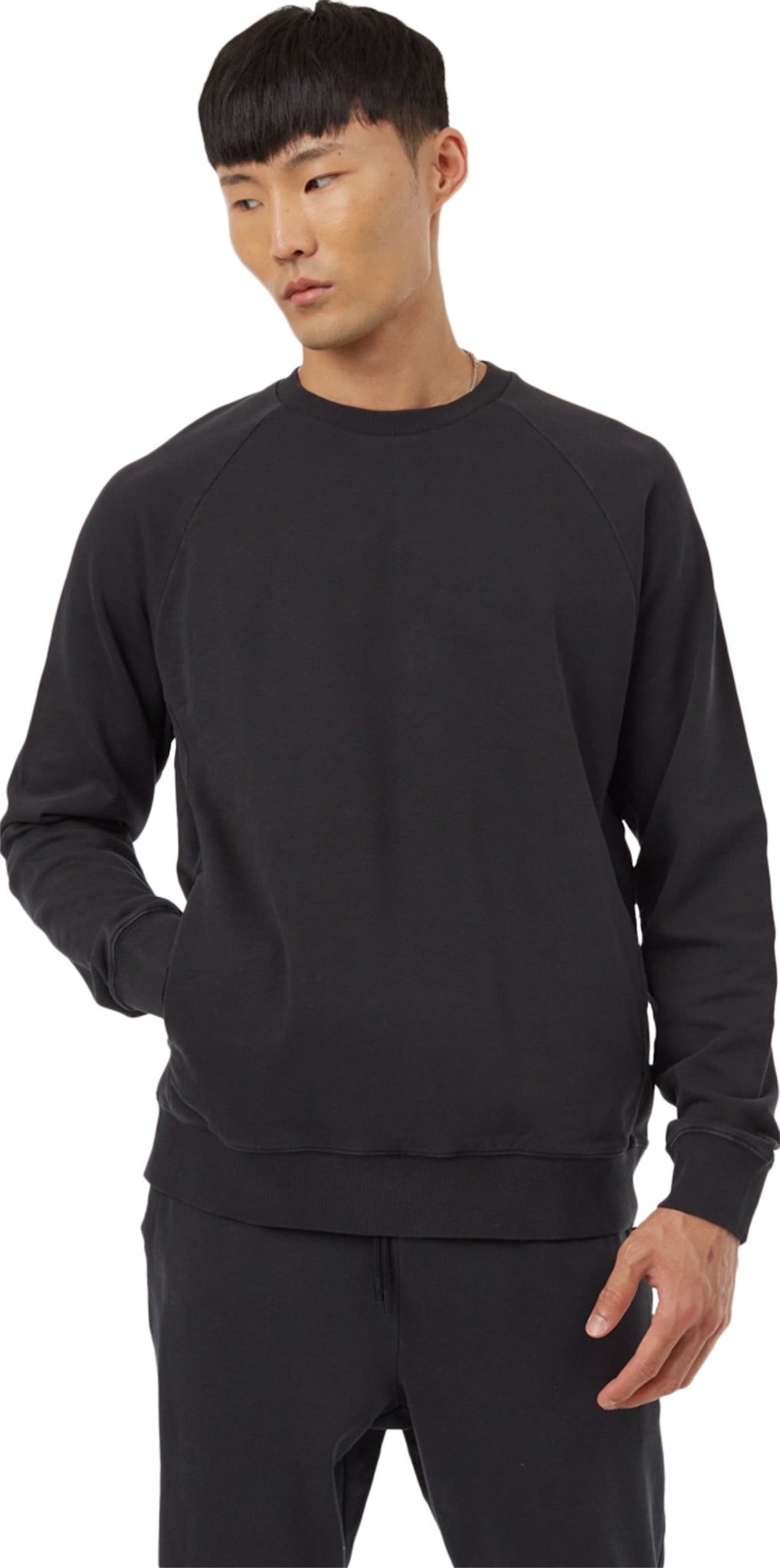 Organic Cotton Raglan Crewneck Sweatshirt - Men's|-|Chandail à col rond raglan en coton biologique - Homme sold by The Last Hunt product image thumbnail 3