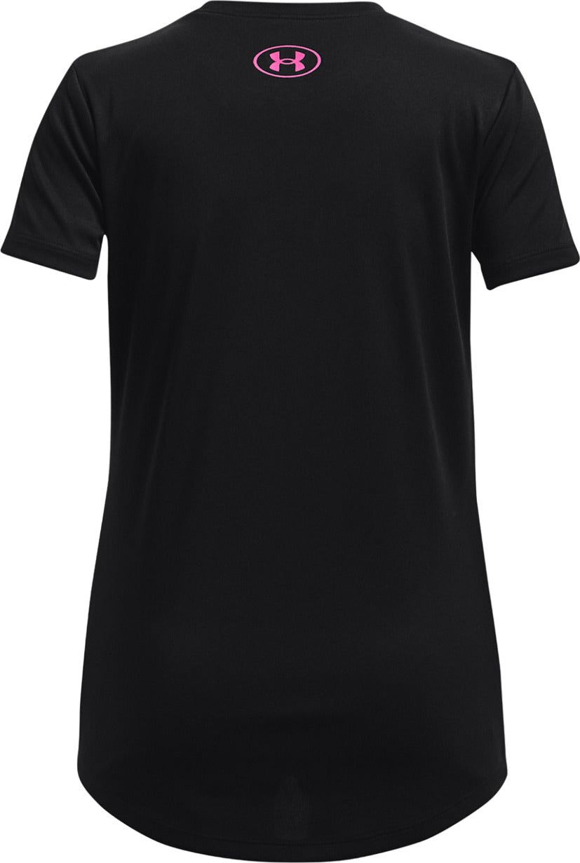 UA Tech Print Fill Big Logo Short Sleeve Tee - Girl|-|T-shirt avec logo imprimé UA Tech - Fille sold by The Last Hunt product image thumbnail 4