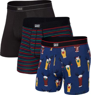 Daytripper Boxer Brief Fly 3 Pack  - Men's|-|Boxeur longs avec ouverture Daytripper Ensemble de 3 - Homme sold by The Last Hunt