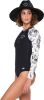 Static One Piece Rashguard - Women's|-|Maillot de surf une pièce Static - Femme sold by The Last Hunt