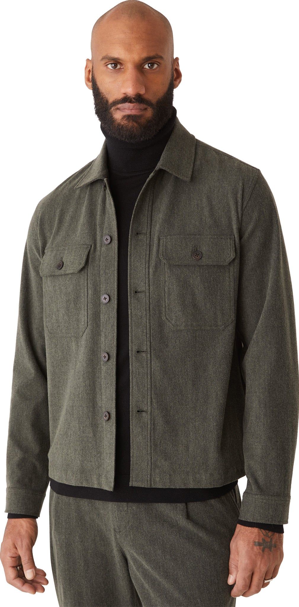 Flex Brushed Overshirt - Men's|-|Surchemise brossée Flex - Homme sold by The Last Hunt product image thumbnail 5