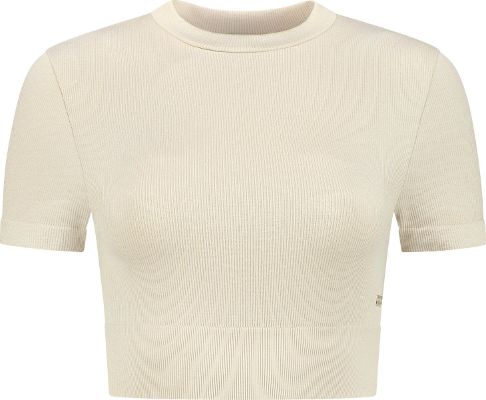 Luna Rib Cropped Shortsleeve Top - Women's|-|Haut court à manches courtes Luna Rib - Femme sold by The Last Hunt