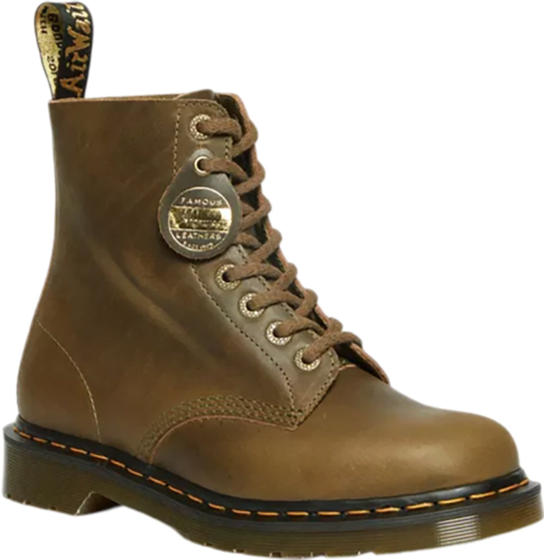 1460 Pascal Made In England Denver Leather Lace Up Boots - Unisex|-|Bottes à lacets en cuir Denver 1460 Pascal Made In England - Unisexe sold by The Last Hunt