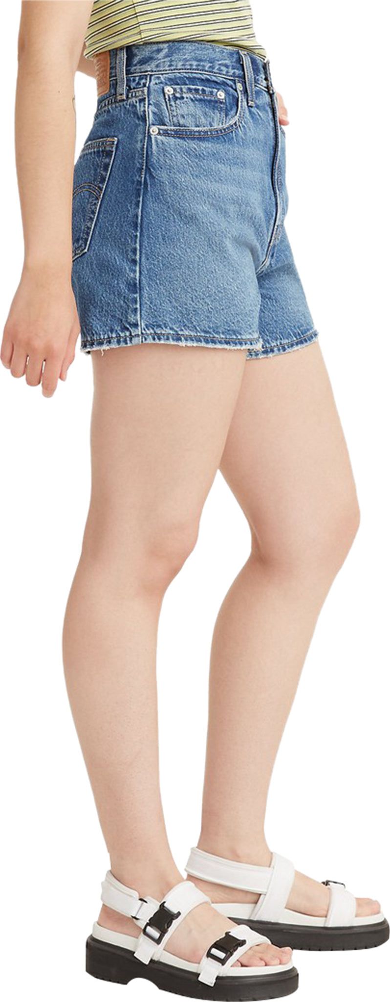 High Rise Loose Shorts - Women's|-|Short ample taille haute - Femme sold by The Last Hunt product image thumbnail 7