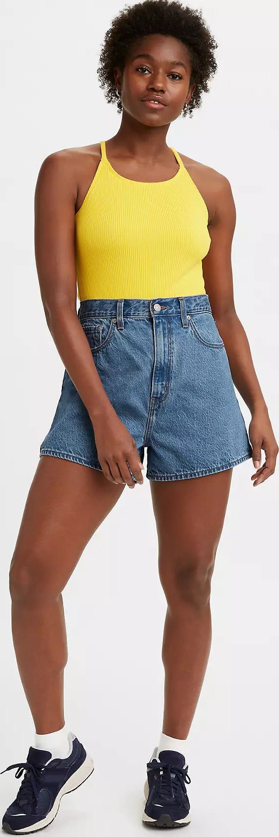 High Rise Loose Shorts - Women's|-|Short ample taille haute - Femme sold by The Last Hunt product image thumbnail 2