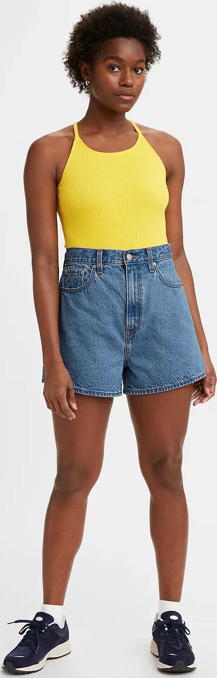 High Rise Loose Shorts - Women's|-|Short ample taille haute - Femme sold by The Last Hunt product image thumbnail 5