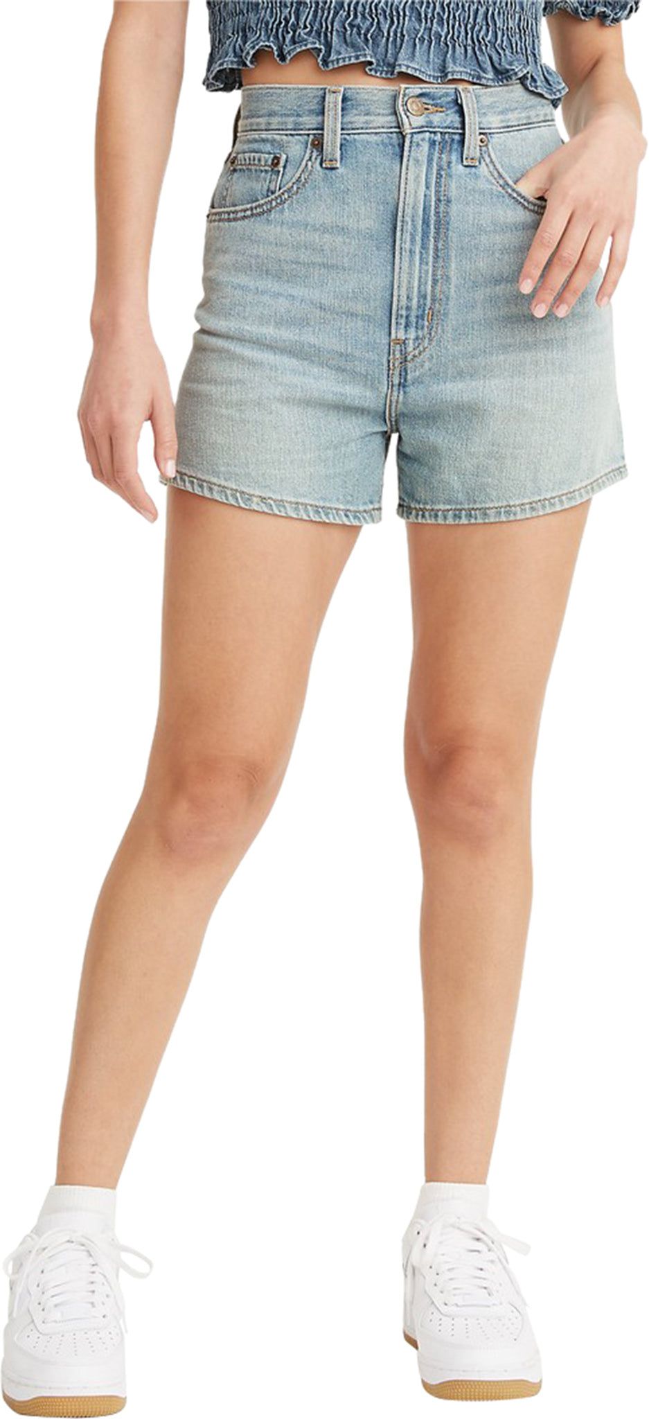 High Rise Loose Shorts - Women's|-|Short ample taille haute - Femme sold by The Last Hunt product image thumbnail 8