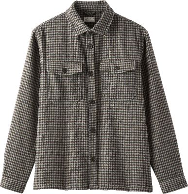 Hoodstooth Wool Overshirt - Men's|-|Surchemise pied-de-poule en laine - Homme sold by The Last Hunt