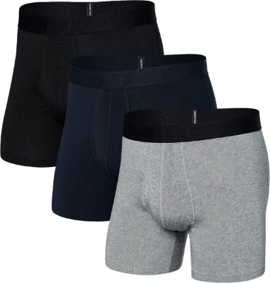 DropTemp Cooling Cotton 3-Pack Boxer Briefs - Men's|-|Boxeurs longs en coton DropTemp Cooling Paquet de 3 - Homme sold by The Last Hunt