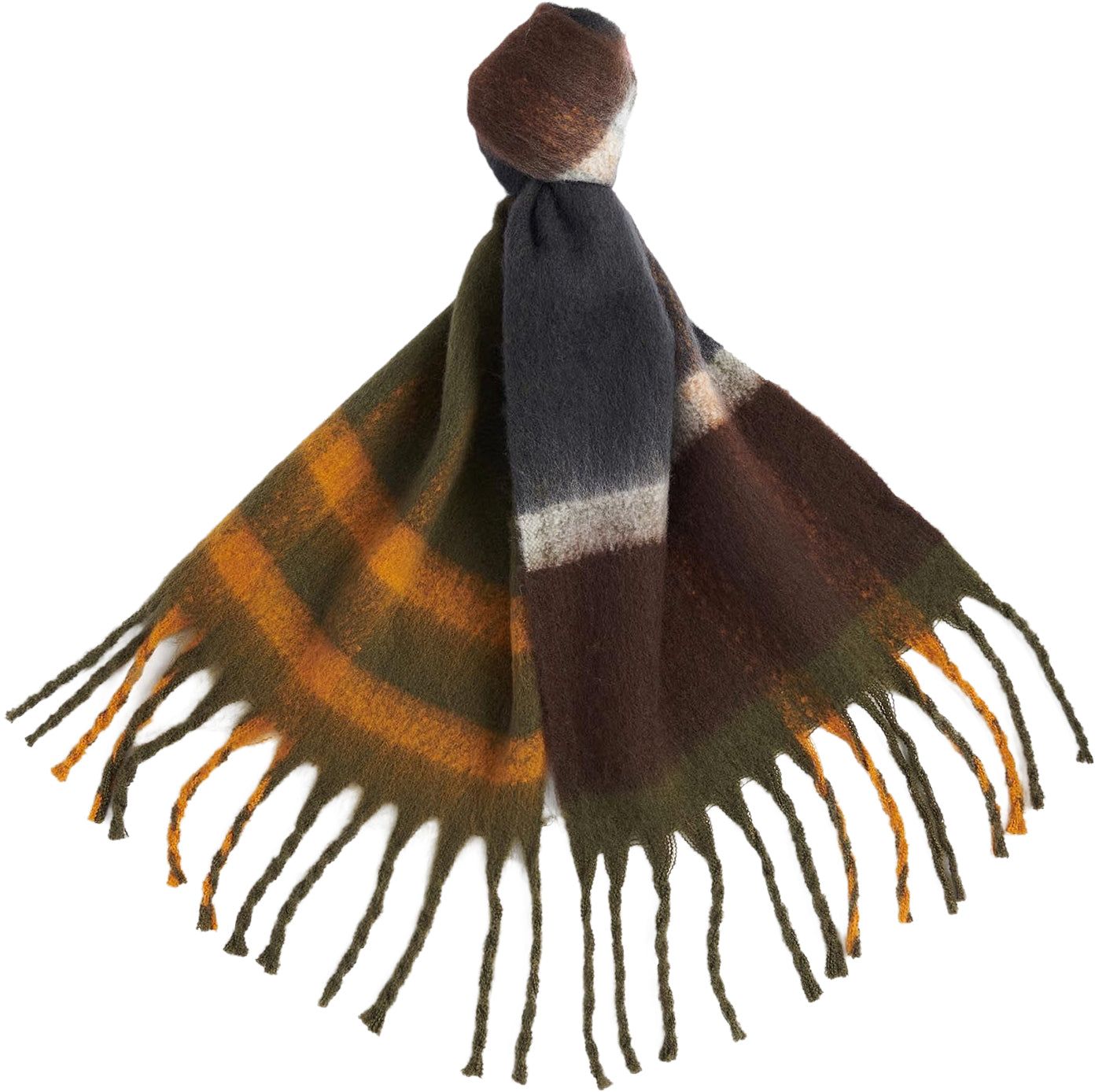 Isla Tartan Boucle Scarf|-|Écharpe Isla Tartan Boucle sold by The Last Hunt