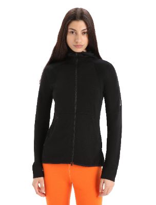ZoneKnit Merino Long Sleeve Zip Hoodie - Women's|-|Chandail à capuchon glissière à manches longues en laine mérinos ZoneKnit - Femme sold by The Last Hunt